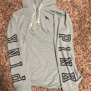 Pink Victoria’s Secret quarter zip